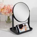 Back-to-School Makeup Mirror with Accessory Tray & Phone Holder