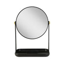 Back-to-School Makeup Mirror with Accessory Tray & Phone Holder