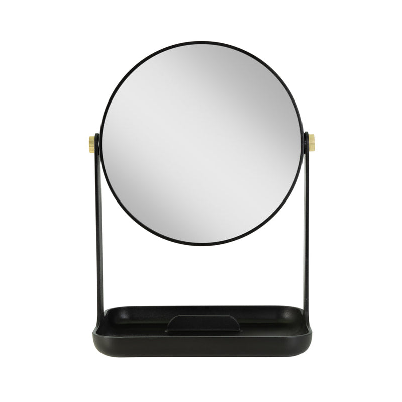 Back-to-School Makeup Mirror with Accessory Tray & Phone Holder