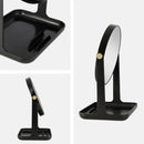 Back-to-School Makeup Mirror with Accessory Tray & Phone Holder