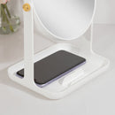 Back-to-School Makeup Mirror with Accessory Tray & Phone Holder