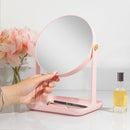 Back-to-School Makeup Mirror with Accessory Tray & Phone Holder