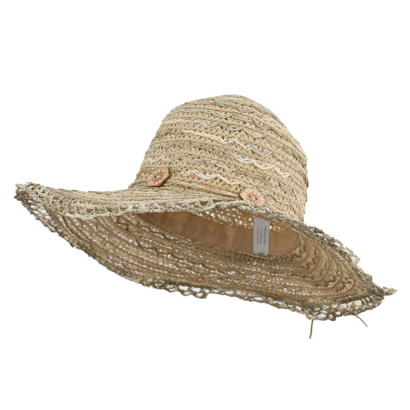 Zig Zag Designed Toyo Braid Hat