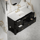 James Martin Lucian 48" Single Bathroom Vanity, Carbon Oak