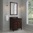 James Martin Brittany 30" Single Bathroom Vanity, Burnished Mahogany