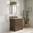 James Martin Brookfield 36" Single Bathroom Vanity, Pecan