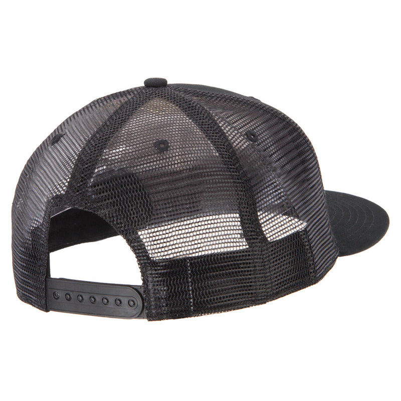 Big Size Cotton Twill Mesh Premium Flat Bill Plastic Snap Cap