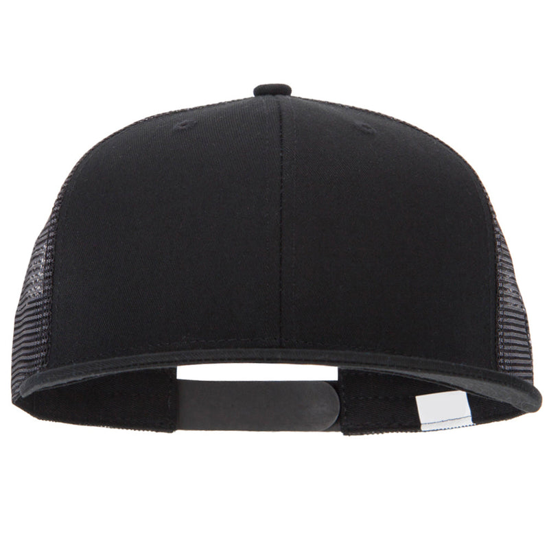 Big Size Cotton Twill Mesh Premium Flat Bill Plastic Snap Cap