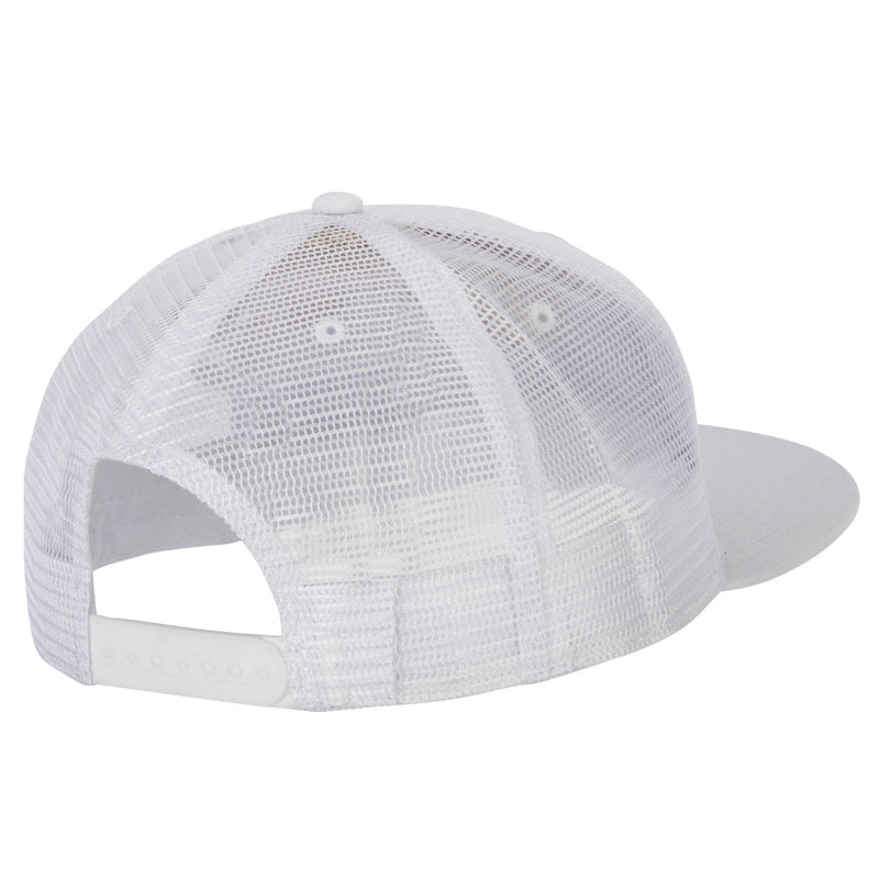 Big Size Cotton Twill Mesh Premium Flat Bill Plastic Snap Cap