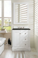 James Martin De Soto 30" Single Bathroom Vanity, Bright White