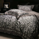 GobekUsa 1000TC Egyptian Cotton Zebra Print Bedding Set with Duvet Cover, Sheet, Pillowcases