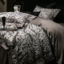GobekUsa 1000TC Egyptian Cotton Zebra Print Bedding Set with Duvet Cover, Sheet, Pillowcases