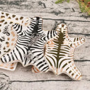 Zebra print gold tiger skin jewelry holder tray bedroom decor by Decorbites