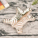 Zebra print gold tiger skin jewelry holder tray bedroom decor by Decorbites