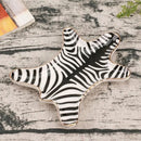 Zebra print gold tiger skin jewelry holder tray bedroom decor by Decorbites
