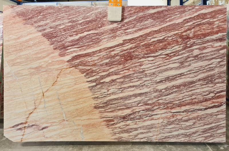 Zebrano Rosa Bookmatching Polished Marble Slab