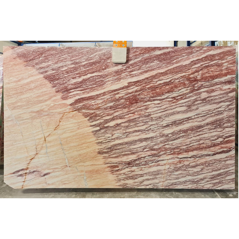 Zebrano Rosa Bookmatching Polished Marble Slab