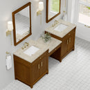 James Martin Bellshire 84" Double Bathroom Vanity, Honey Oak