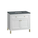 James Martin Chicago 36" Single Bathroom Vanity, Glossy White