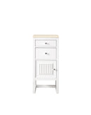 James Martin Athens 15" Base Cabinet, Glossy White