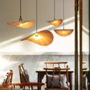 GobekUsa Bamboo Zen Tea Room Chandelier: Unique LED Dining Room Lighting
