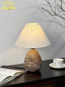 GobekUsa Ceramic Jar LED Table Lamp for Zen Art Decor in Living Room