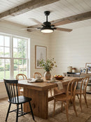 Zepyra Modern Industrial Style Ceiling Fan Light