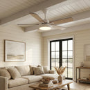 Zepyra Modern Industrial Style Ceiling Fan Light