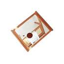 Poseidon Wooden Side Table And Newspaper Holder