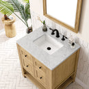 James Martin Breckenridge 30" Single Bathroom Vanity, Light Natural Oak