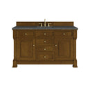 James Martin Brookfield 60" Single Bathroom Vanity, Honey Oak