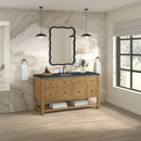 James Martin Breckenridge 60" Single Bathroom Vanity, Light Natural Oak