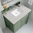 James Martin Brittany 36" Single Bathroom Vanity, Smokey Celadon