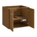 James Martin Laurent 30" Dual Mount Single Bathroom Vanity, Honey Oak