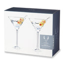 Admiral Crystal Martini Glasses by Viski