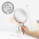 Handheld Mirror for Makeup with Magnifications & Stand