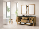 James Martin Breckenridge 72" Double Bathroom Vanity, Light Natural Oak