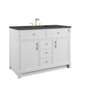 James Martin Bellshire 48" Single Bathroom Vanity, Bright White