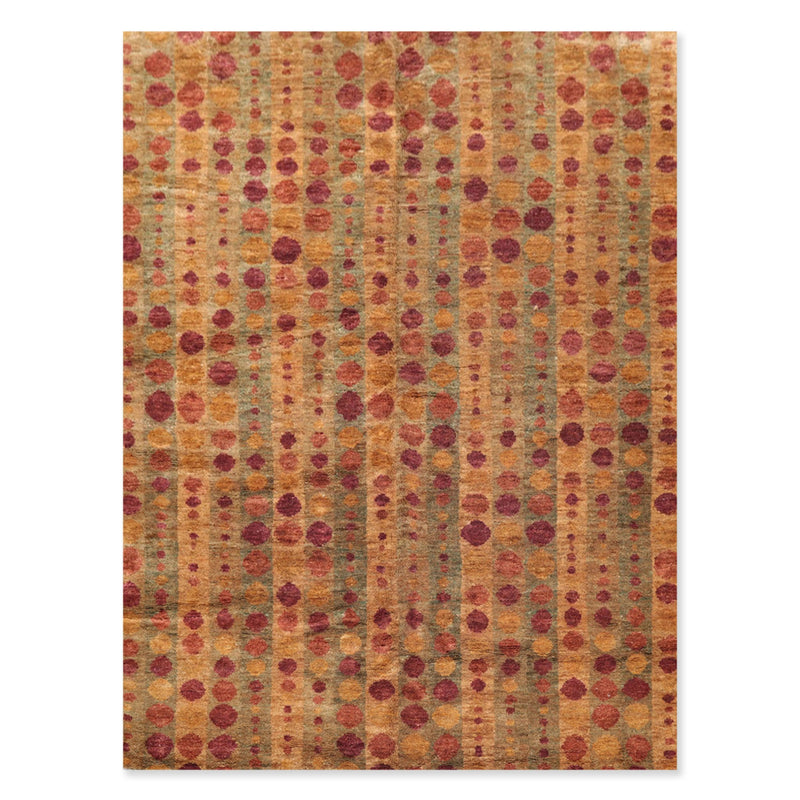 9' x 12' Hand Knotted 100% Jute Thick Pile Oriental Area Rug Modern Tan