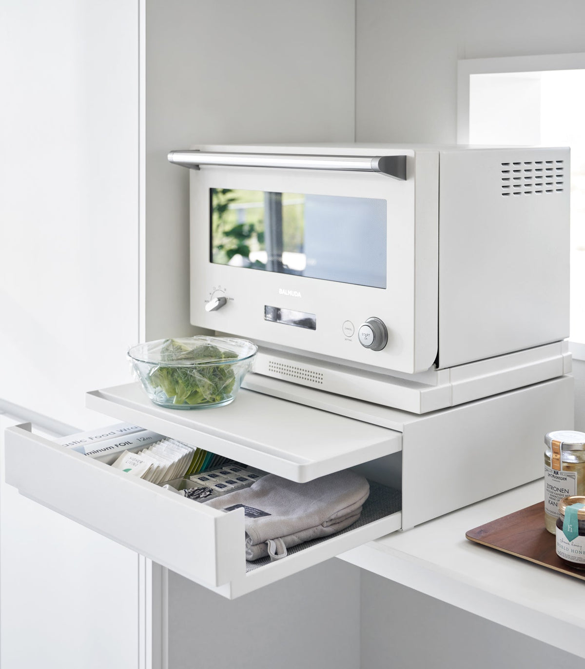 Countertop Drawer with Pull-Out Shelf - Steel, photo 5 of 19