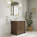James Martin Brookfield 36" Single Bathroom Vanity, Pecan