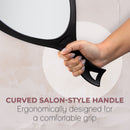 NEW Large Teardrop Handheld Mirror with Hanging Handle