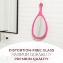 NEW Large Teardrop Handheld Mirror with Hanging Handle