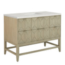 James Martin Emmeline 48" Single Bathroom Vanity, Pebble Oak