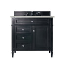 James Martin Brittany 36" Single Bathroom Vanity, Black Onyx