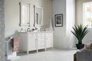 James Martin Brittany 60" Double Bathroom Vanity, Bright White