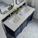 James Martin Brittany 60" Double Bathroom Vanity, Victory Blue