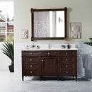 James Martin Brittany 60" Single Bathroom Vanity, Burnished Mahogany