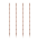 Pacific Bamboo Straws in Copper Set of 4 by Viski