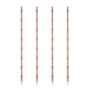 Pacific Bamboo Straws in Copper Set of 4